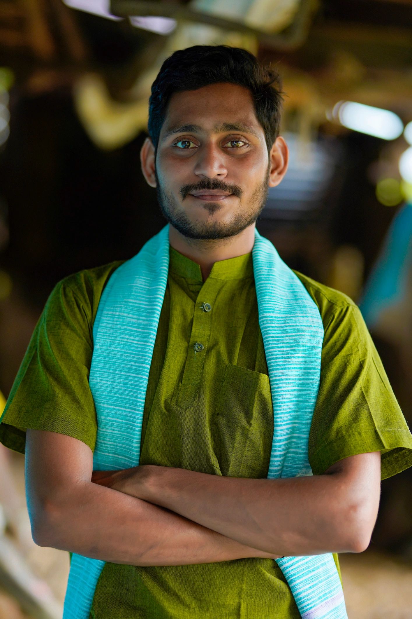Portrait of a traditional merchant