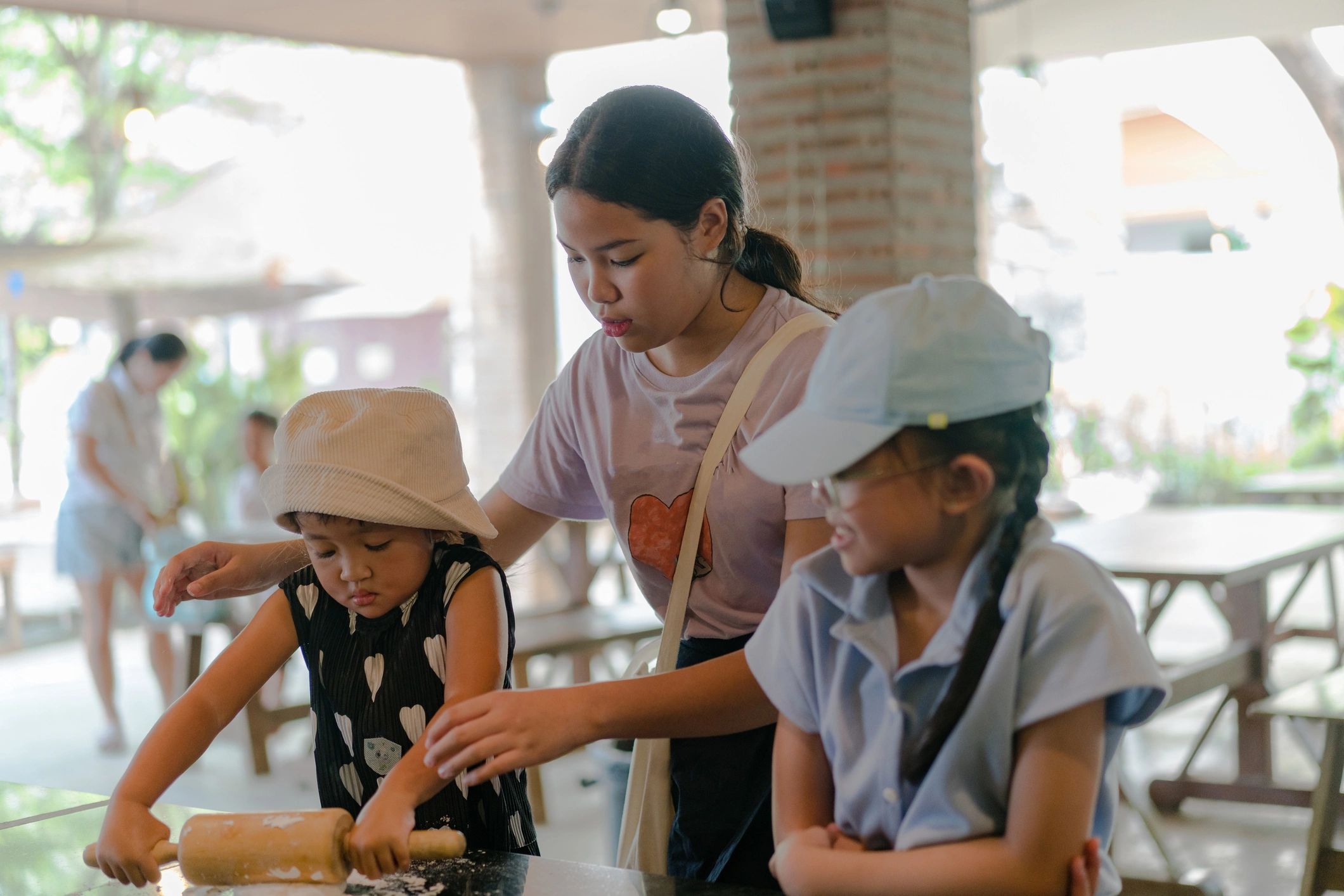 People working together in a workshop